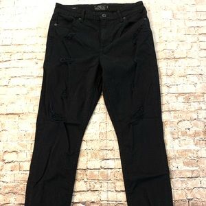Lucky Brand Bridgette skinny black jeans